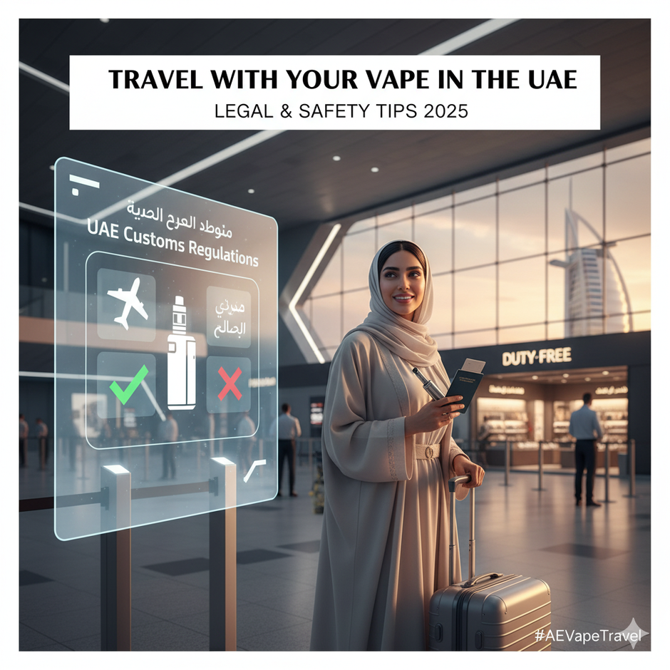 How to Travel with Your Vape in the UAE | Legal & Safety Tips 2025 Vape Dubai Online How to Travel with Your Vape in the UAE | Legal & Safety Tips 2025 Vape Dubai Online
