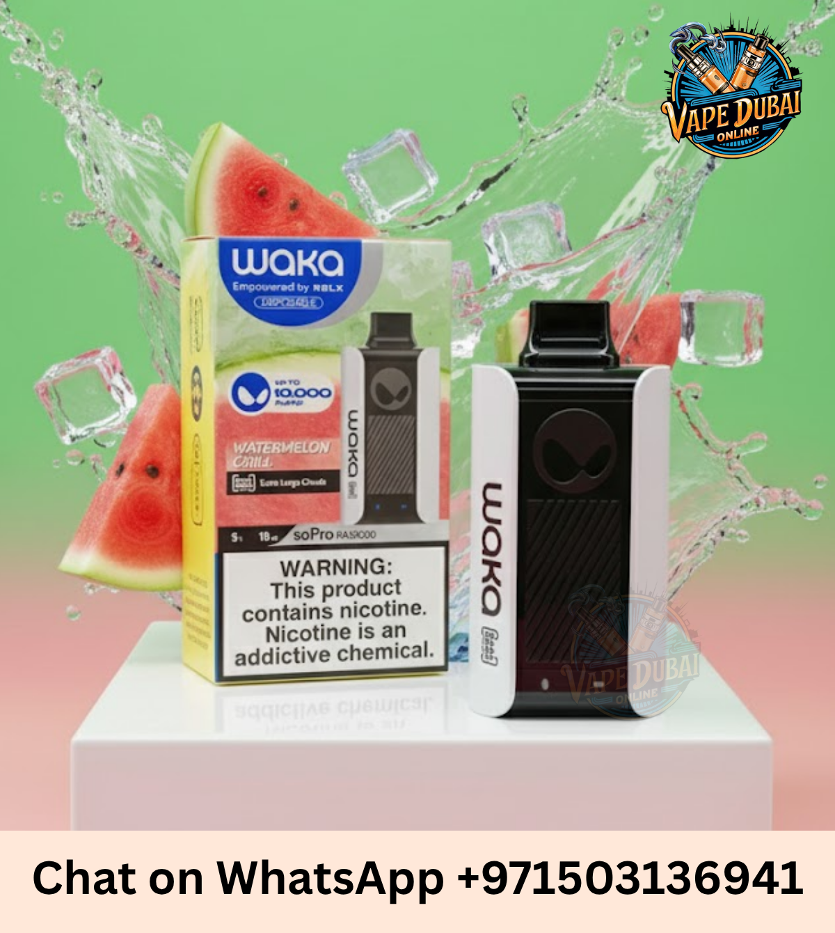 Waka SoPro PA10000 Disposable Vape 10K Puffs 3% & 5% Dubai UAE