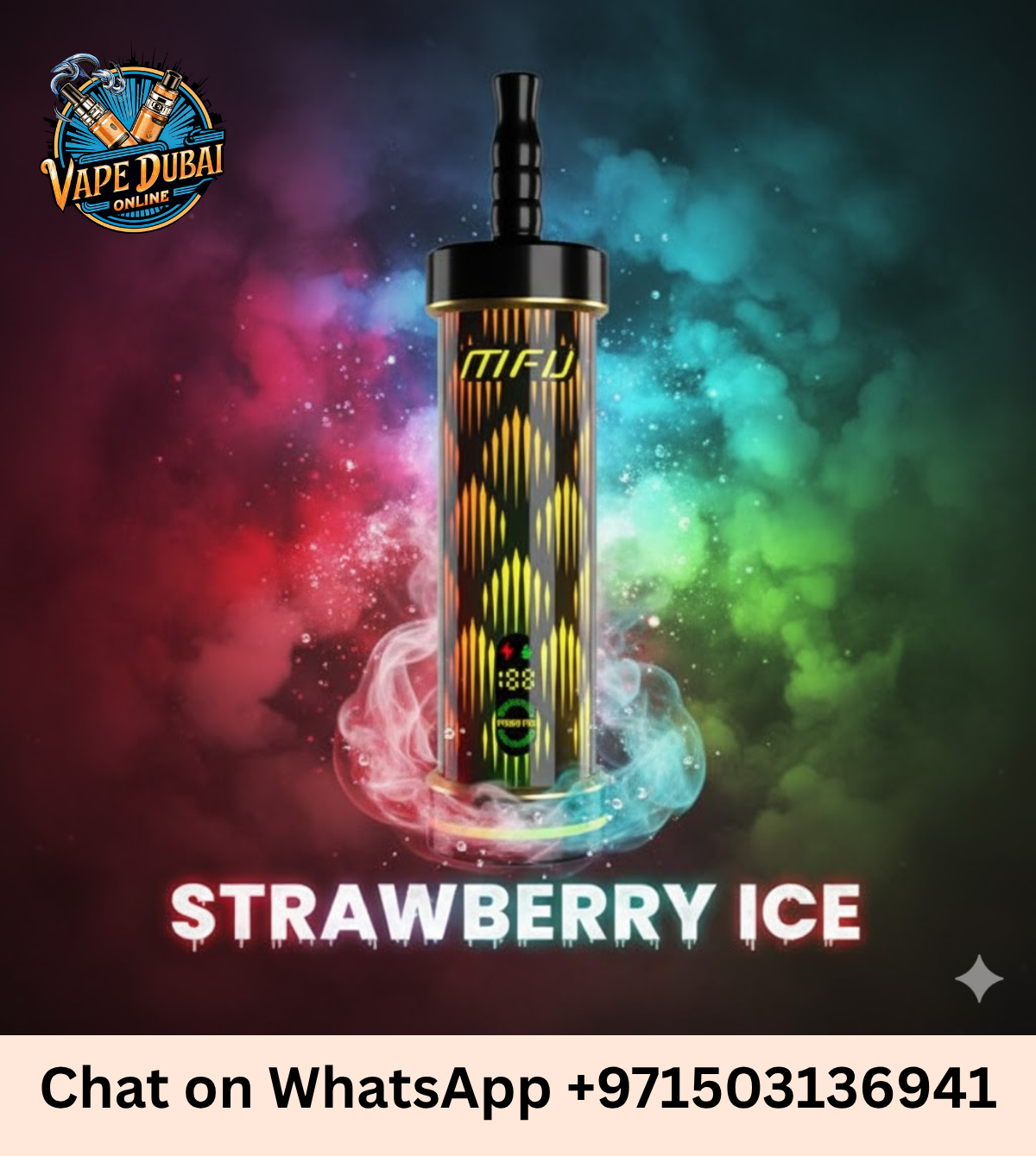 MFU SHISHA X2 Hookah 60000 Puffs Disposable Vape in Dubai UAE