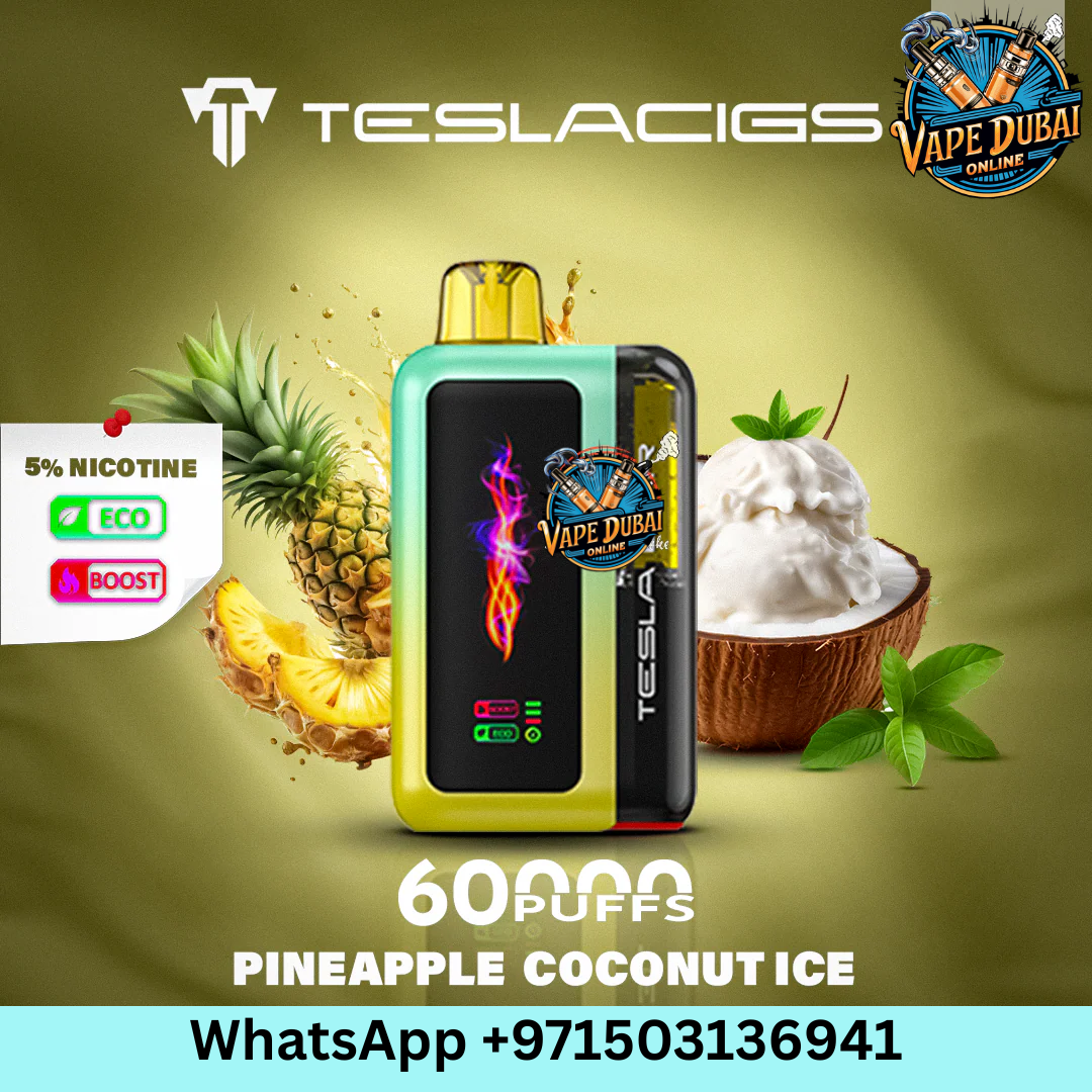 Teslacigs Tesla Bar 60K Puffs Disposable | Buy in Dubai UAE