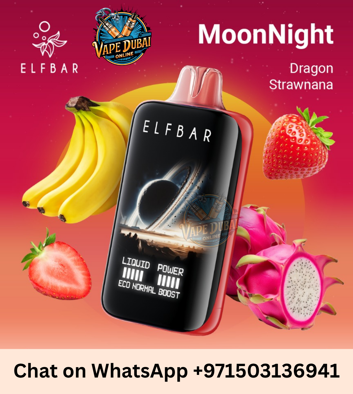 ELF BAR Moon Night 40000 Puffs Disposable Vape 50mg – UAE Edition