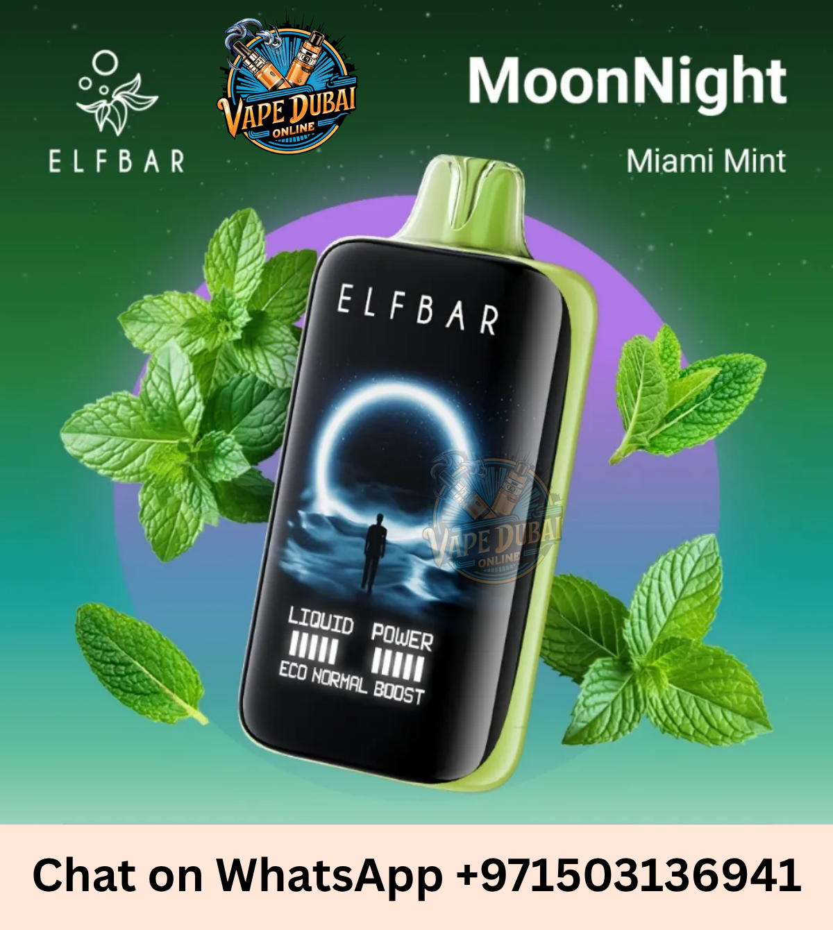 ELF BAR Moon Night 40000 Puffs Disposable Vape 50mg – UAE Edition