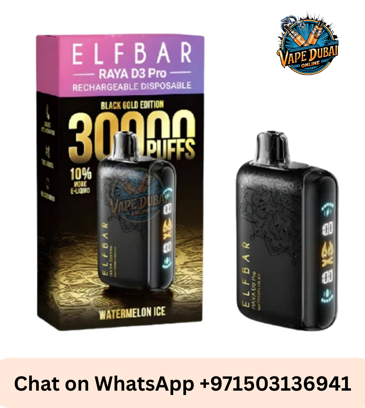 ELFBAR RAYA D3 PRO 30000 Puffs Disposable Vape | Dubai UAE