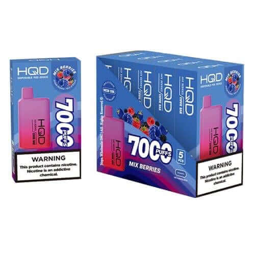 HQD Cuvie Bar 7000 Puffs Disposable Vape with USB-C in Dubai, UAE