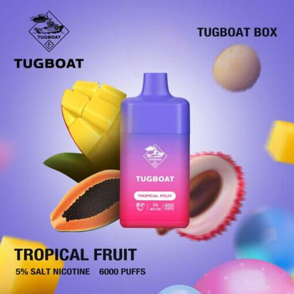 TUGBOAT BOX 6000 Puffs Disposable Vape – 10ml Mesh Coil Dubai