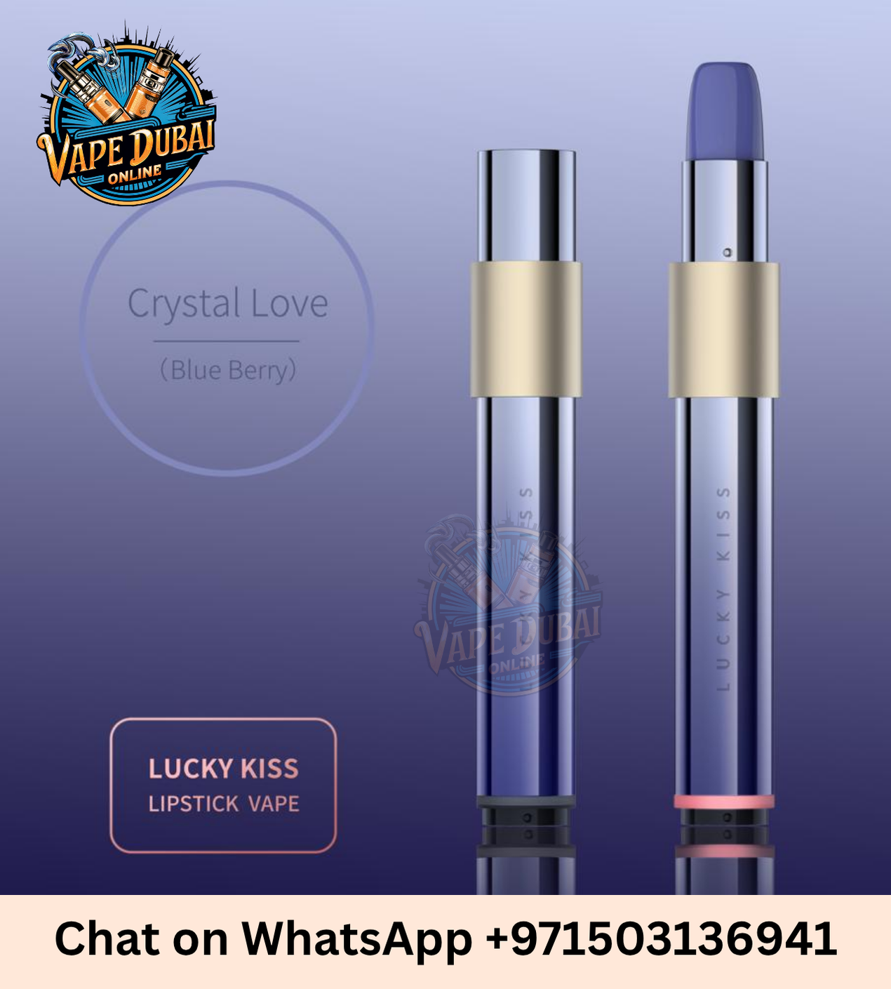 switzerland vape laws Lucky Kiss LK600 Female Disposable Vape – Lipstick Design, 600 Puffs