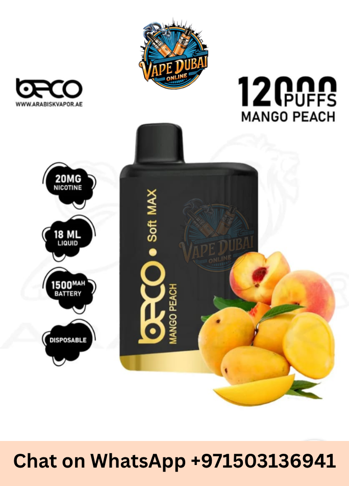 BECO SOFTMAX 12000 Puffs Disposable Vape 20mg in Dubai UAE