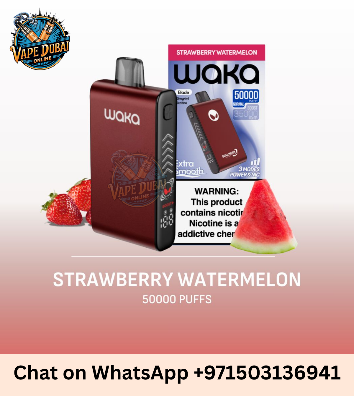 Waka Blade 50000 Puffs Disposable Vape UAE | 20mg–50mg Nicotine