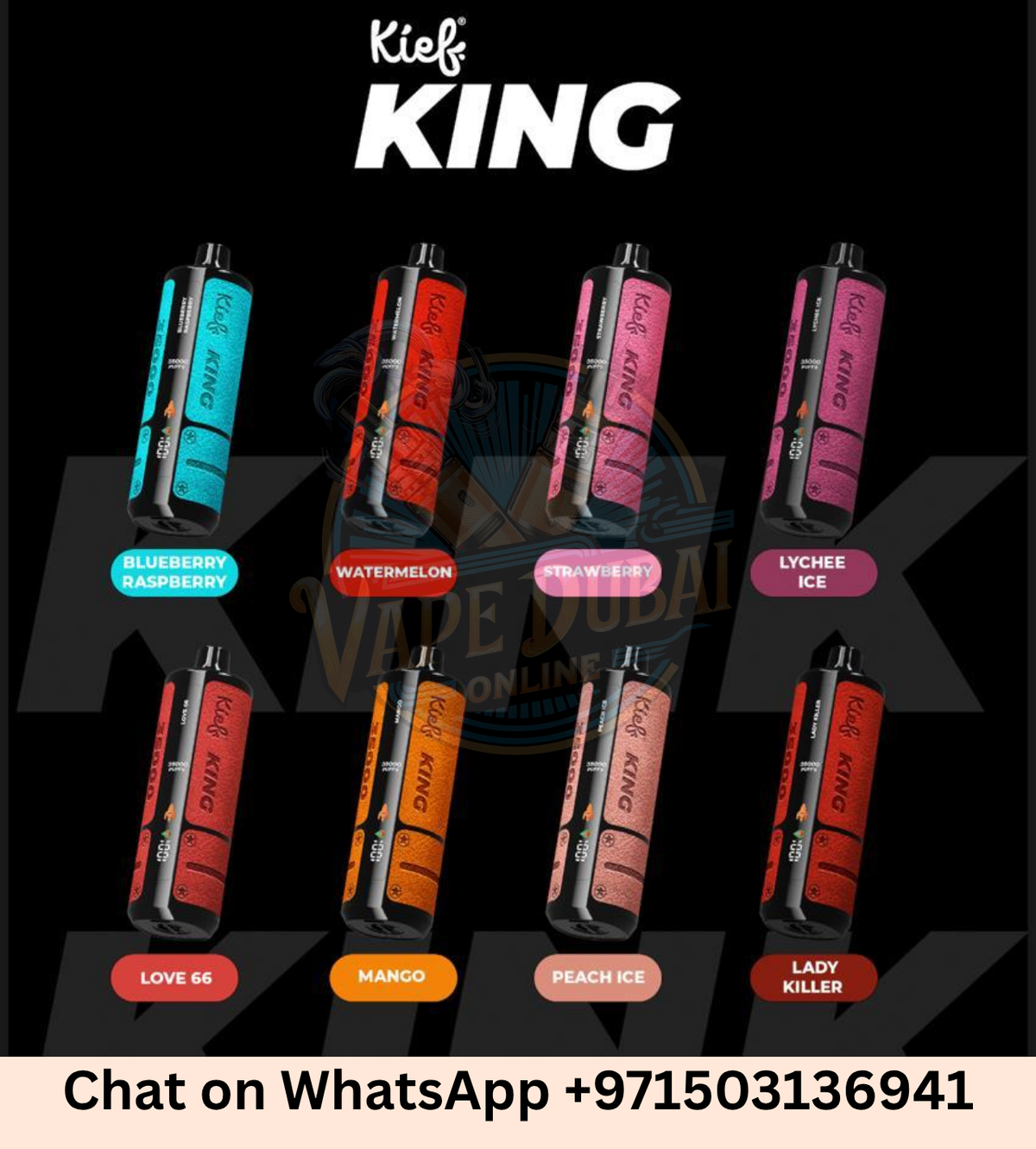 Premium KIEF Disposable Vape 35000 Puffs Dubai – Mesh Coil Design