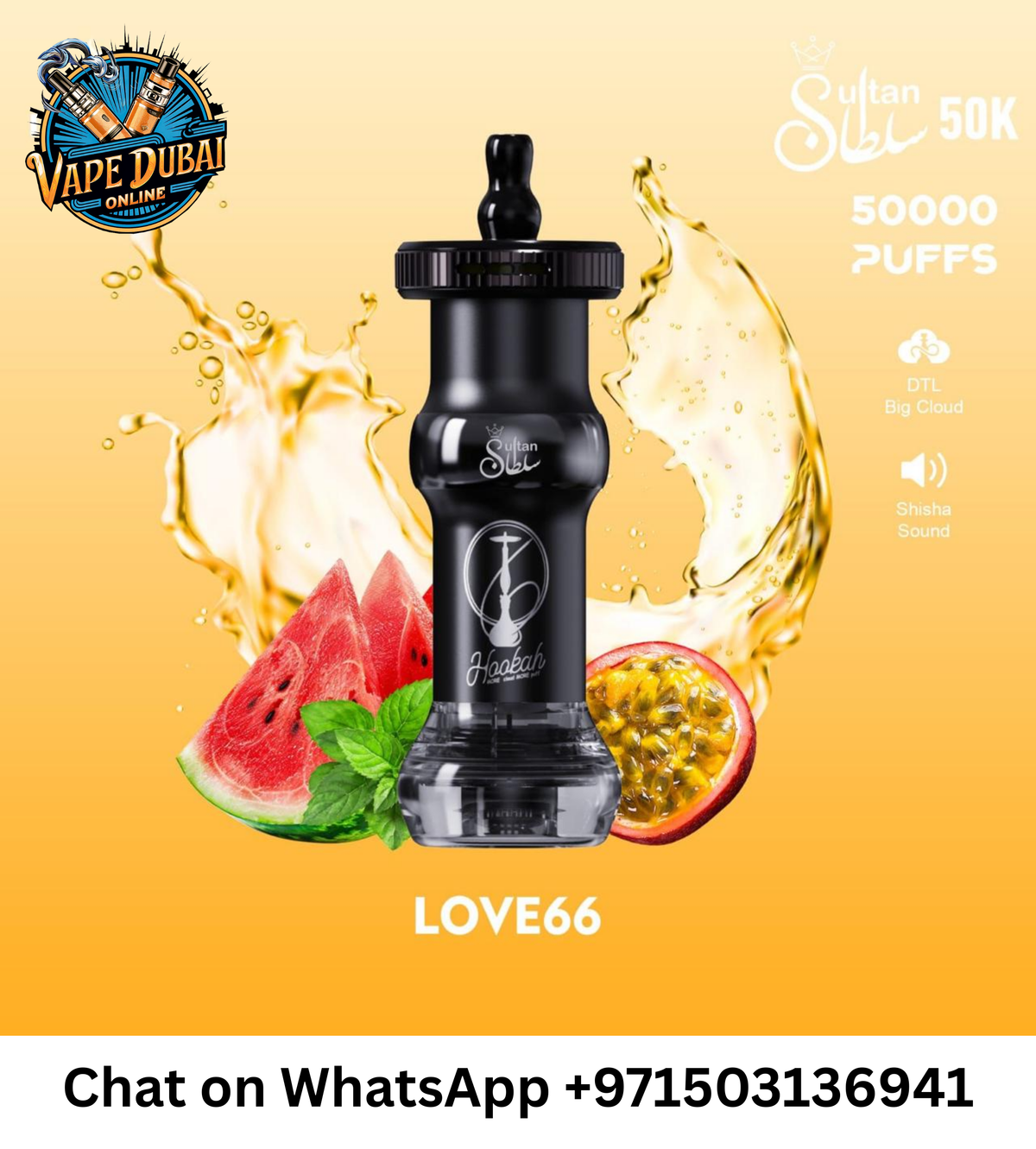 Wholesale MOSMO Sultan 50000 Puffs Hookah Disposable Vape – Long-Lasting Shisha Alternative in Dubai