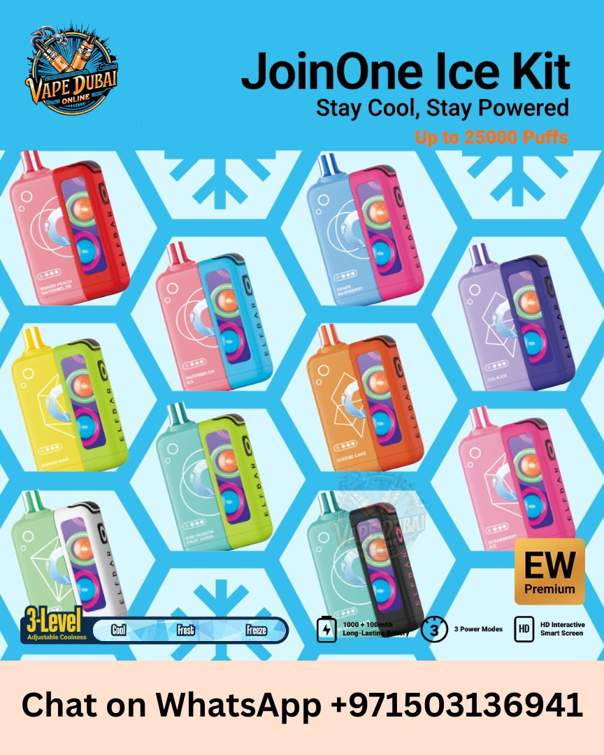 ELF BAR JoinOne Ice Kit 25000 Puffs Disposable Vape in Dubai UAE