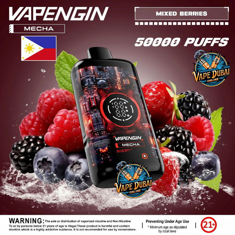 VAPENGIN Mecha 50K Puffs Disposable Vape | Dubai UAE
