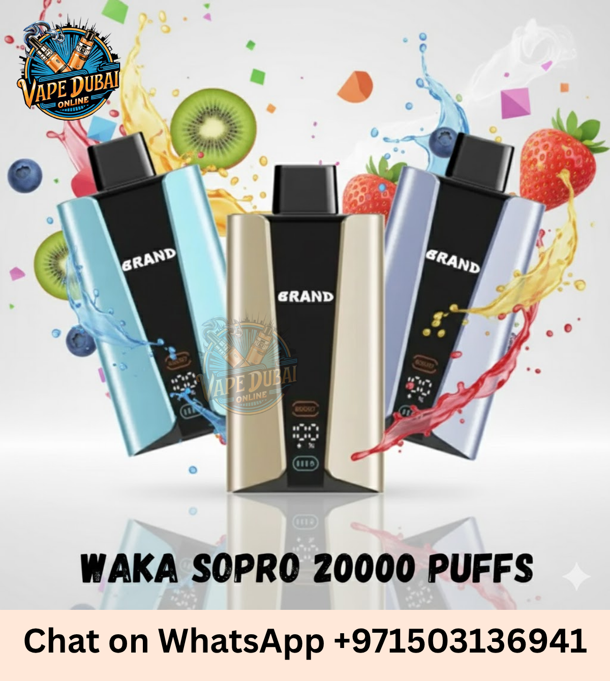 Waka SoPro 20000 Puffs Disposable Vape 50mg | Dubai & UAE