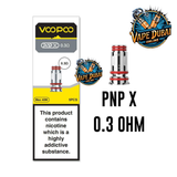 Buy VOOPOO PnP X Replacement Coils (5-Pack) | Dubai UAE