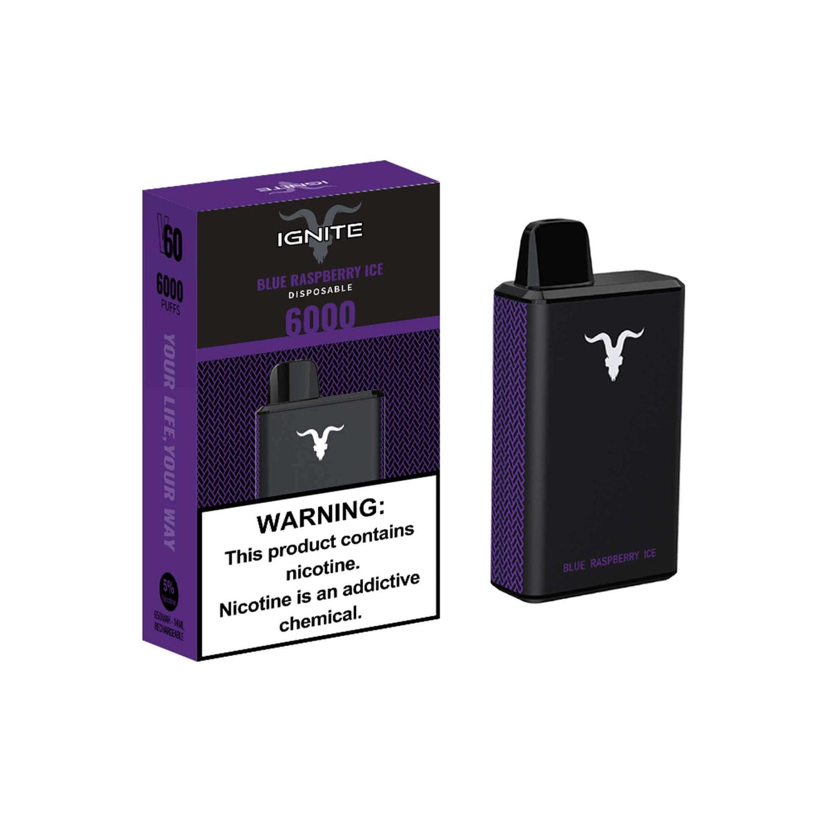 Ignite V60 6000 Puffs Disposable Vape – Luxury Look | UAE Edition
