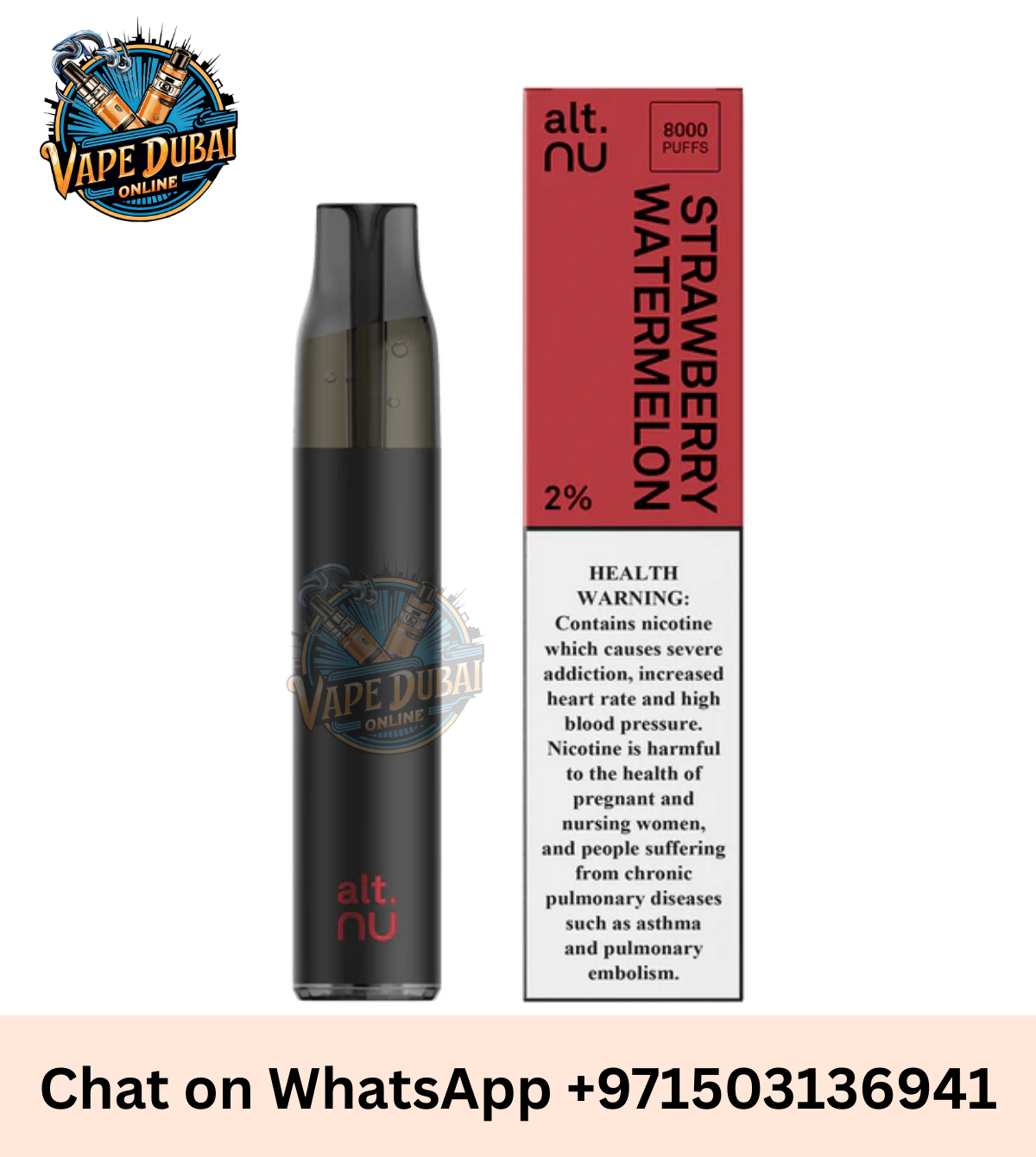 Alt NU 8000 Puffs Disposable Vape 20mg – Long-Lasting FEELM MAX UAE