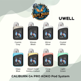 Buy Uwell Caliburn G4 PRO KOKO Pod Kit (35W) | Dubai UAE