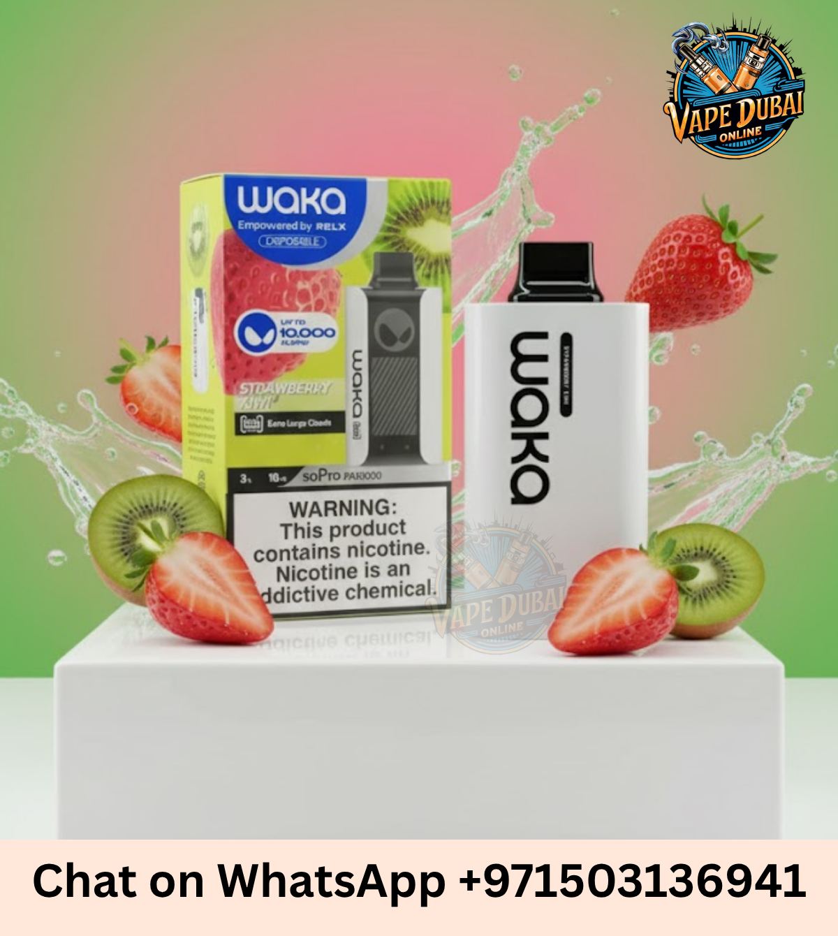 Waka SoPro PA10000 Disposable Vape 10K Puffs 3% & 5% Dubai UAE