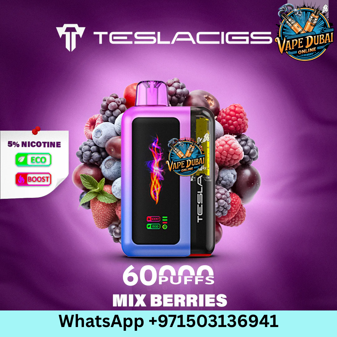 Teslacigs Tesla Bar 60K Puffs Disposable | Buy in Dubai UAE