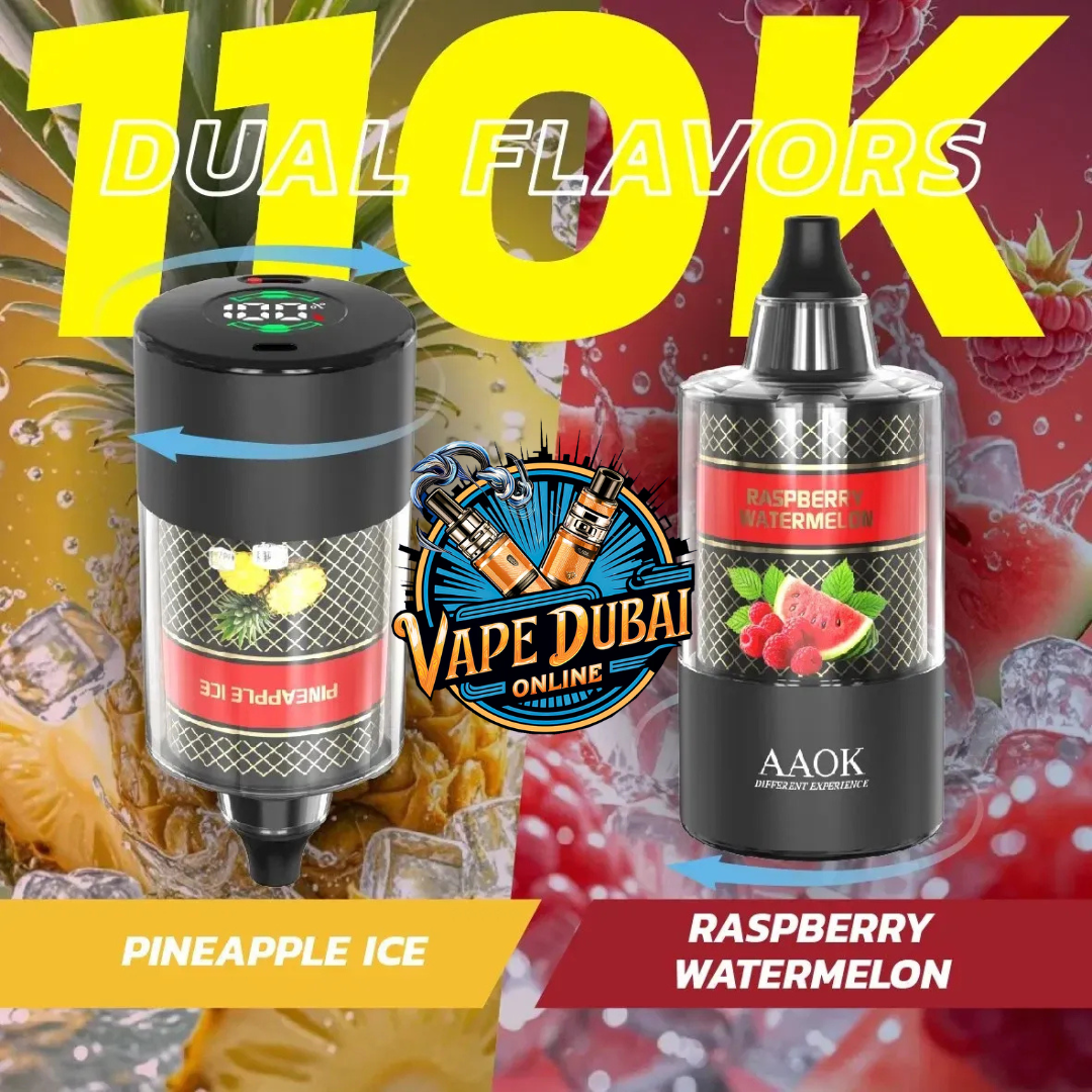 AAOK 110K Puffs Double Flavor E-Shisha  Buy in Dubai UAE