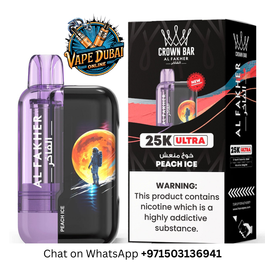 Al Fakher Crown Bar Ultra 25000 Puffs Disposable Vape – Dubai UAE