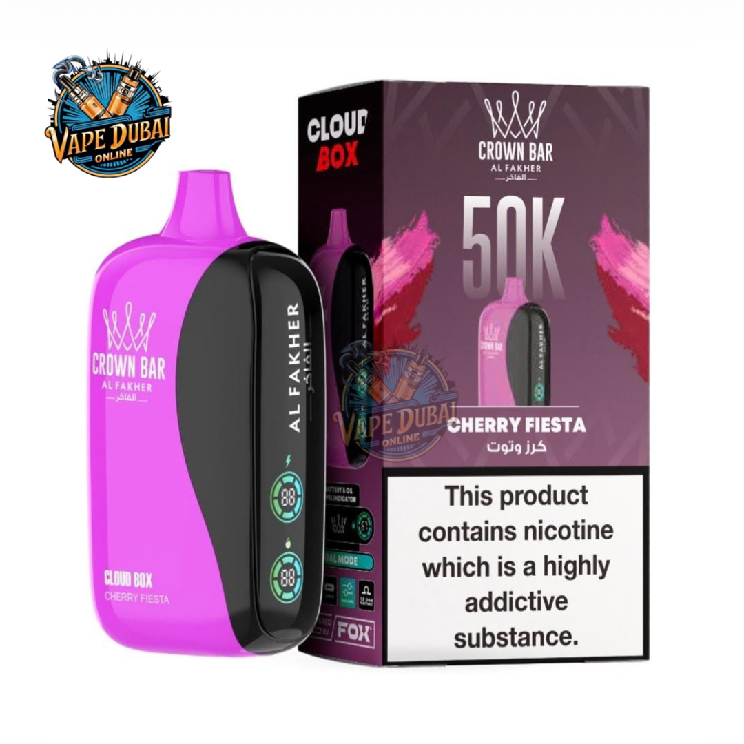 Al Fakher Crown Bar Cloud Box 50K Puffs | Vape Dubai