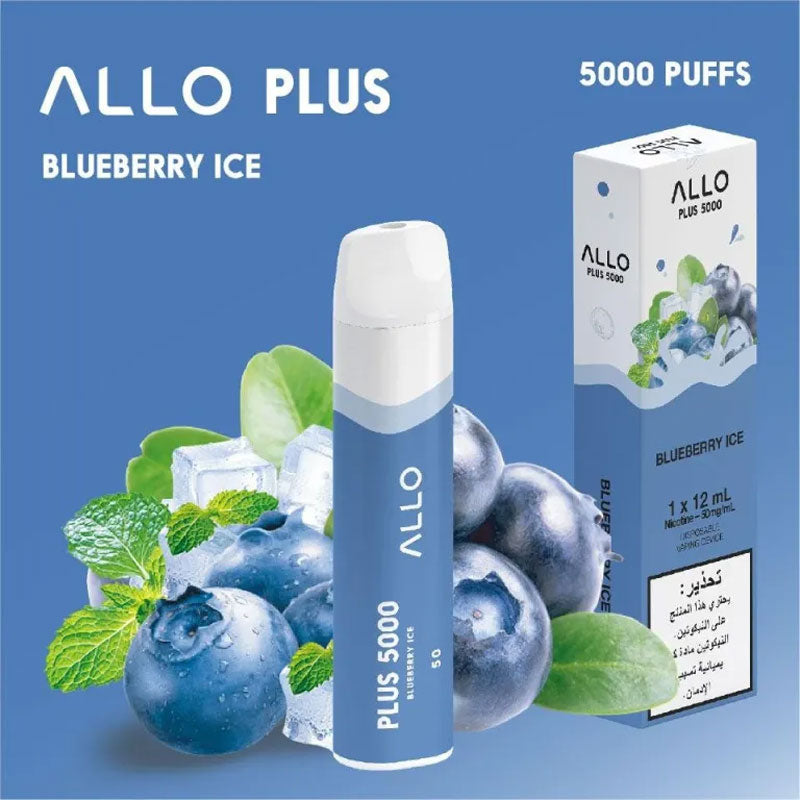 Allo Plus 5000 Puffs Disposable Vape – Dubai UAE | Type-C Rechargeable