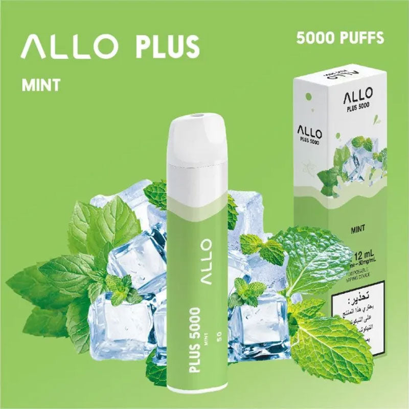 Allo Plus 5000 Puffs Disposable Vape – Dubai UAE | Type-C Rechargeable
