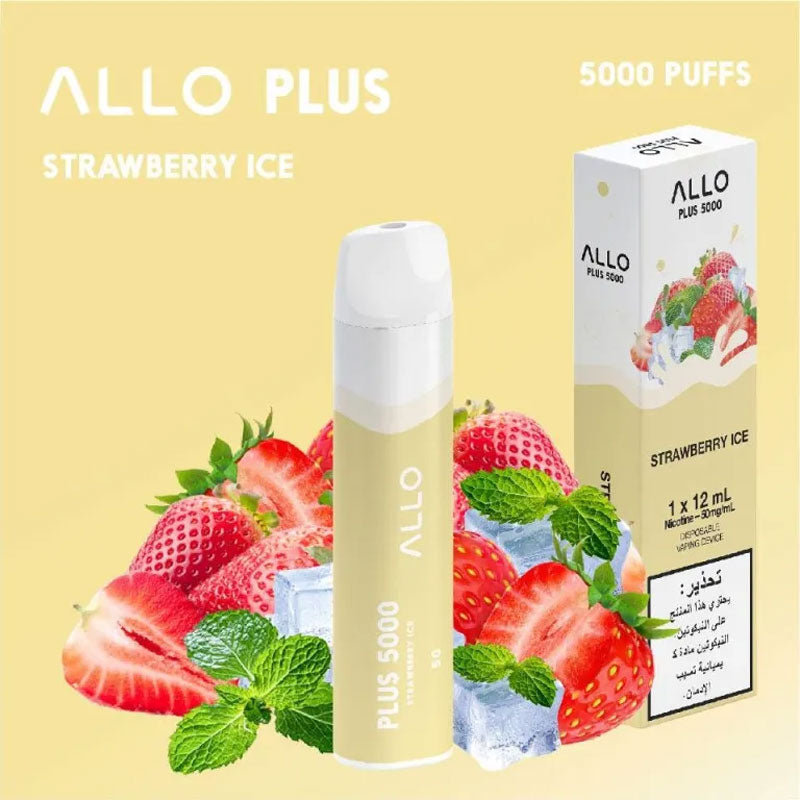 Allo Plus 5000 Puffs Disposable Vape – Dubai UAE | Type-C Rechargeable