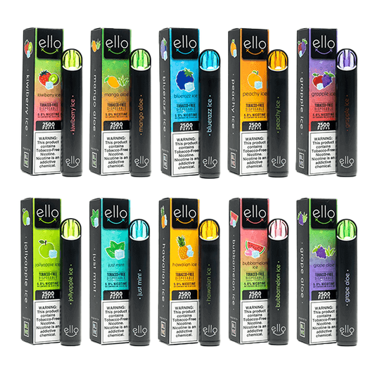 BLVK Ello 2500 Puffs Disposable Vape – 5% Salt Nic in Dubai