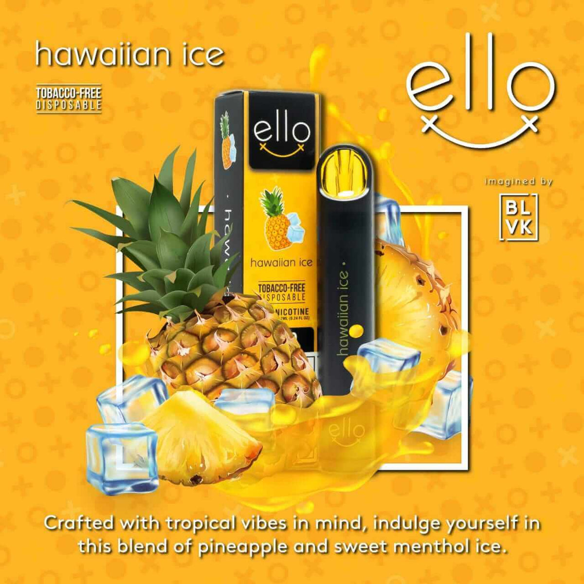 BLVK Ello 2500 Puffs Disposable Vape – 5% Salt Nic in Dubai
