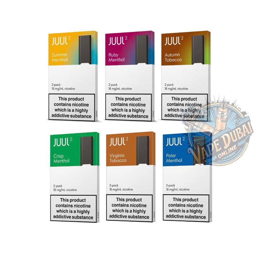 JUUL 2 Pods 18mg – Compatible with Juul 2 Devices | Dubai, UAE