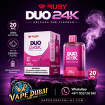 RUBY Duo 24K Puffs Disposable Vape (20mg) | Dubai UAE