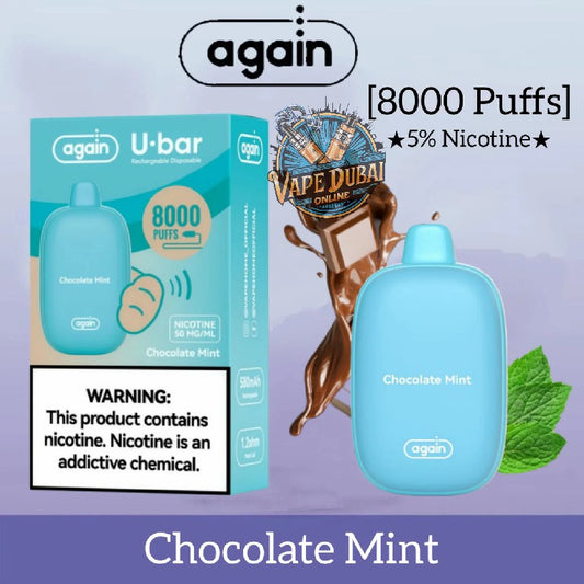 Again U Bar 8000 Puffs Disposable Vape – Now in Dubai, UAE