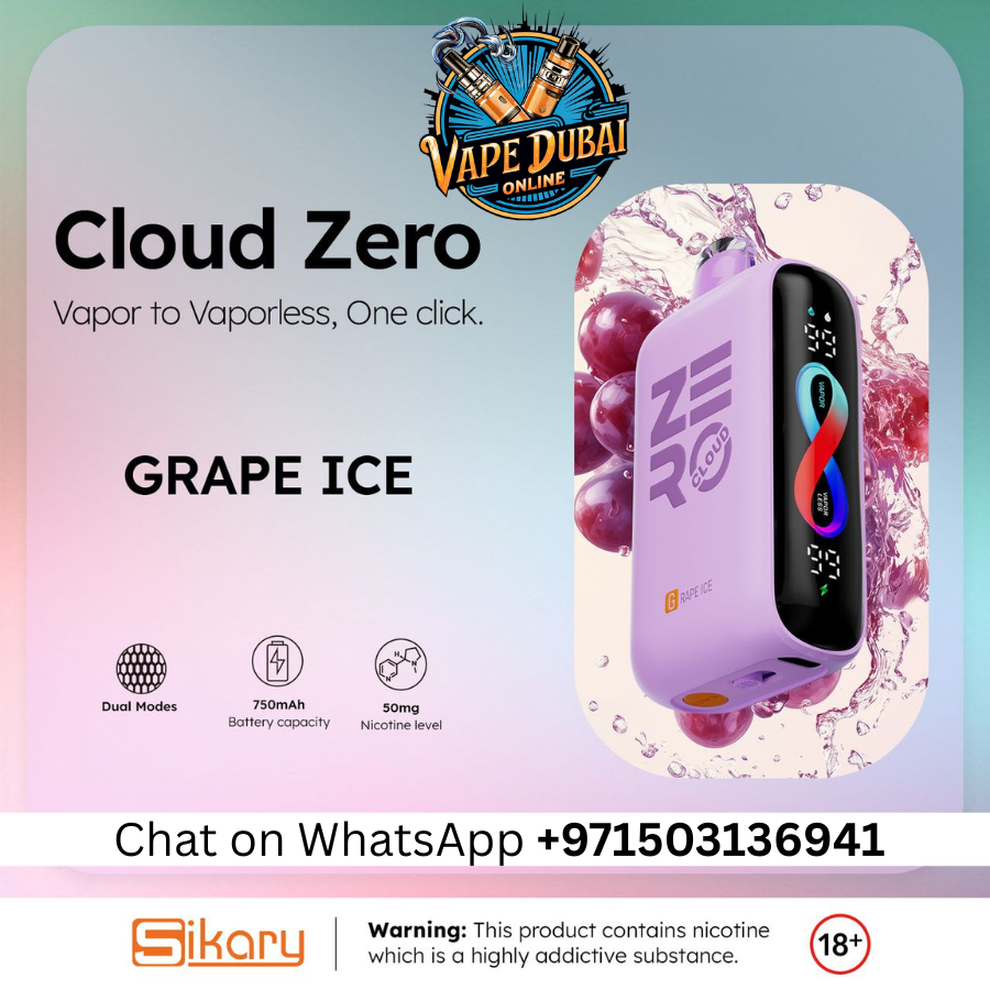 Cloud Zero 20000 Puffs Disposable Vape – Buy Online in Dubai UAE