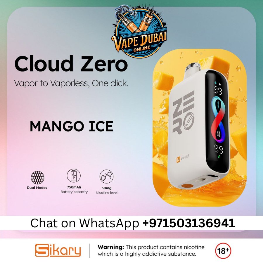 Cloud Zero 20000 Puffs Disposable Vape – Buy Online in Dubai UAE