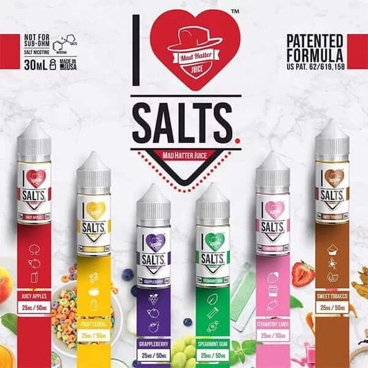I Love Salt Nic E-Liquid 30ml Premium Made in USA Now in Dubai
