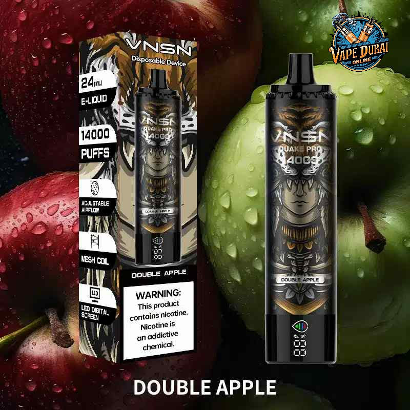 VNSN Quake Pro 14000 Puffs Disposable Vape – Rechargeable in Dubai
