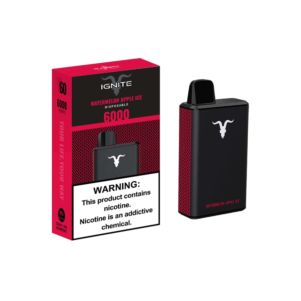 Ignite V60 6000 Puffs Disposable Vape – Luxury Look | UAE Edition