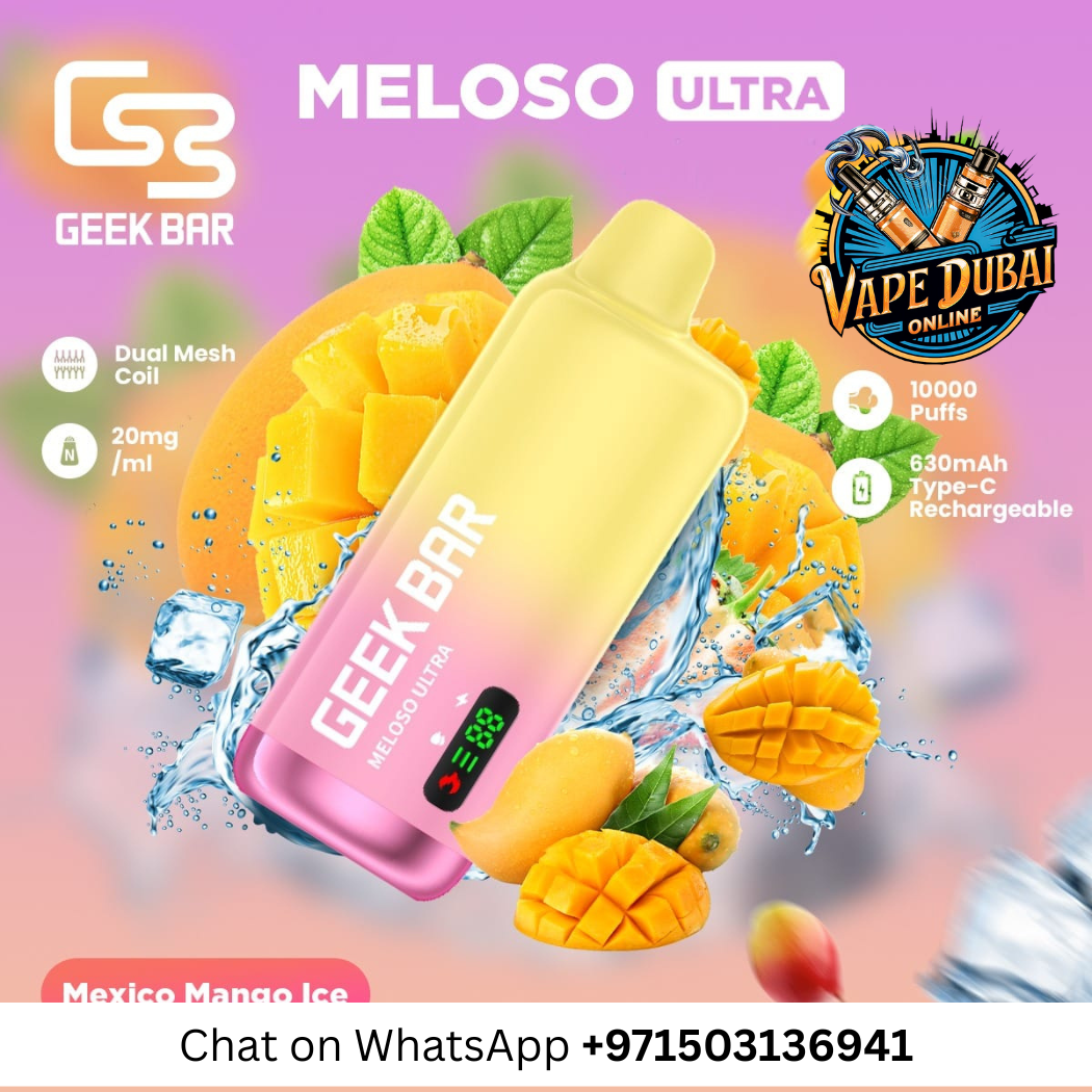 GEEK BAR Meloso Ultra 10000 Puffs Vape – Dual Mesh Dubai UAE
