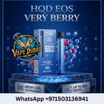 HQD EOS 600 Puffs Disposable Vape (2%)  Buy in Dubai UAE