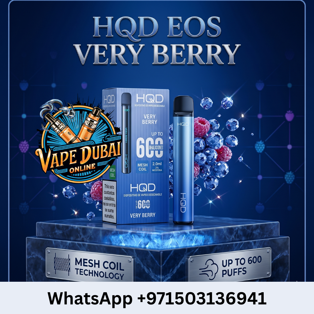 HQD EOS 600 Puffs Disposable Vape (2%)  Buy in Dubai UAE