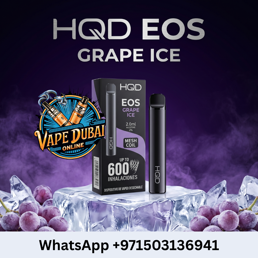 HQD EOS 600 Puffs Disposable Vape (2%)  Buy in Dubai UAE