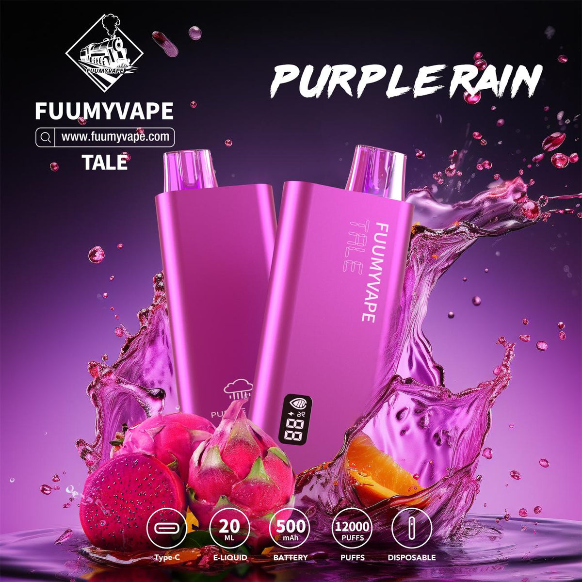 FUUMY VAPE 12000 Puffs Disposable – Best Fruity Flavors in Dubai UAE