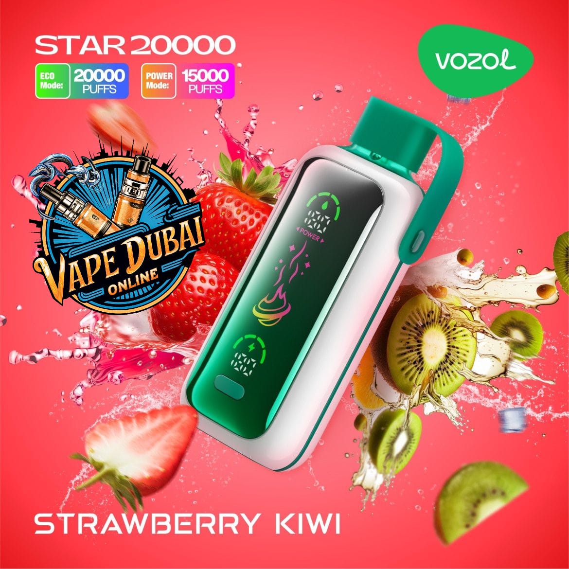 Vozol Star 20000 Puffs Disposable Vape with Color Screen Dubai UAE