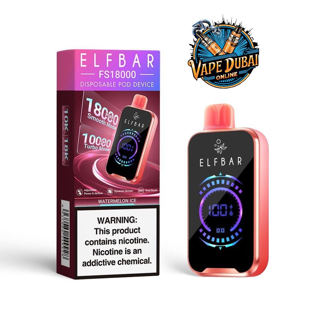 Elf Bar FS18000 Disposable Vape 5% Nicotine – 18000 Puffs Dubai UAE