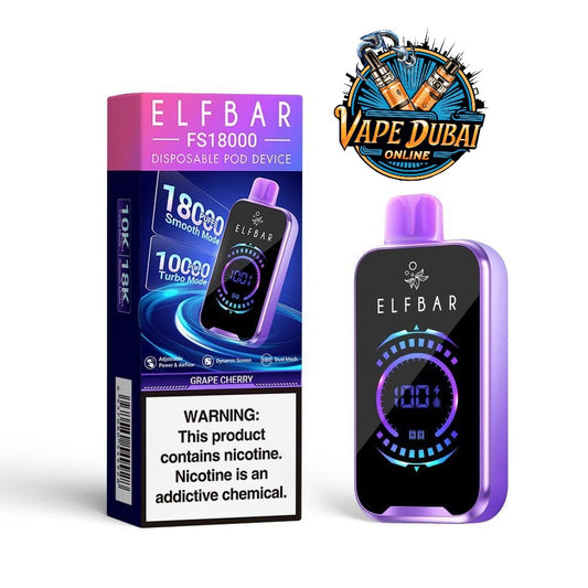 Elf Bar FS18000 Disposable Vape 5% Nicotine – 18000 Puffs Dubai UAE