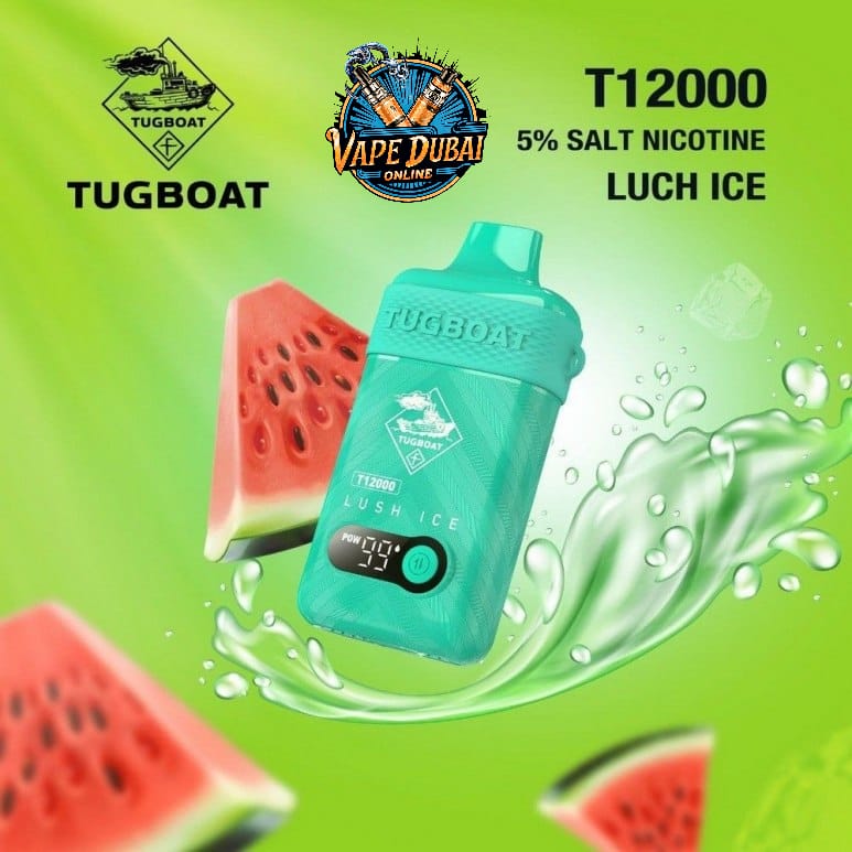 Tugboat T12000 Disposable Vape | 12000 Puffs | 5% Nicotine Dubai