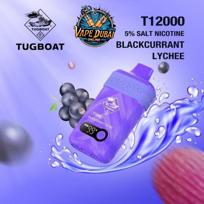 Tugboat T12000 Disposable Vape | 12000 Puffs | 5% Nicotine Dubai