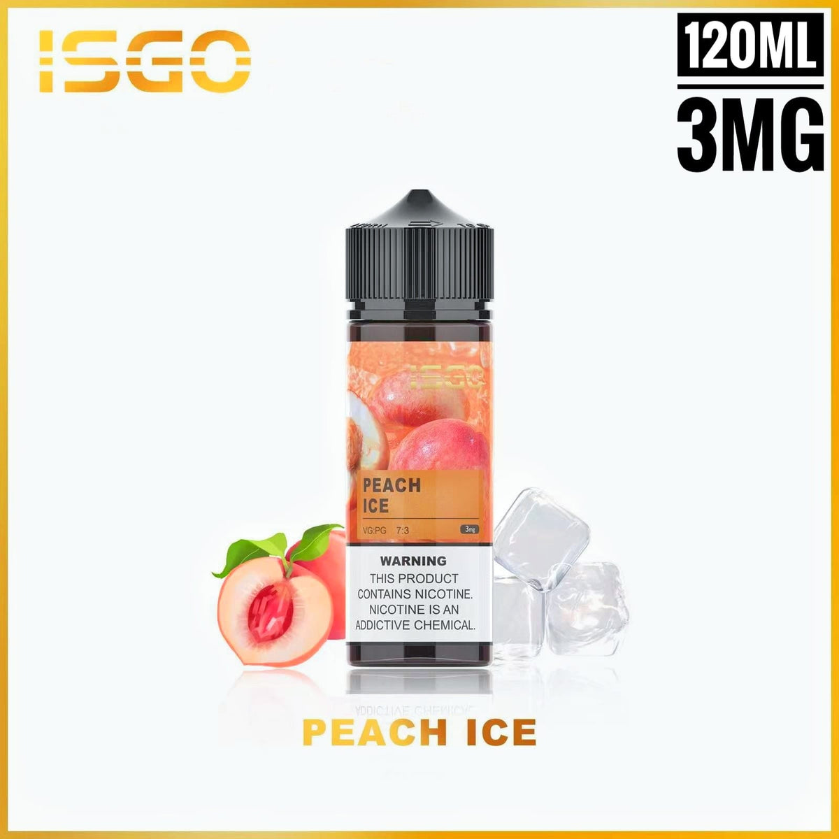 ISGO E-Liquid 120ml 3mg Vape Juice – 15 Flavors | Dubai UAE